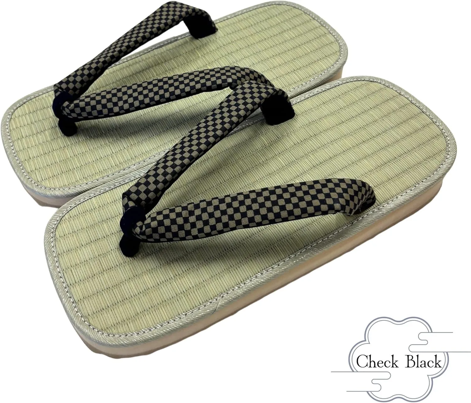 Japanese Sandal Rush Sponge sole Sandal thong Up to oversize men's