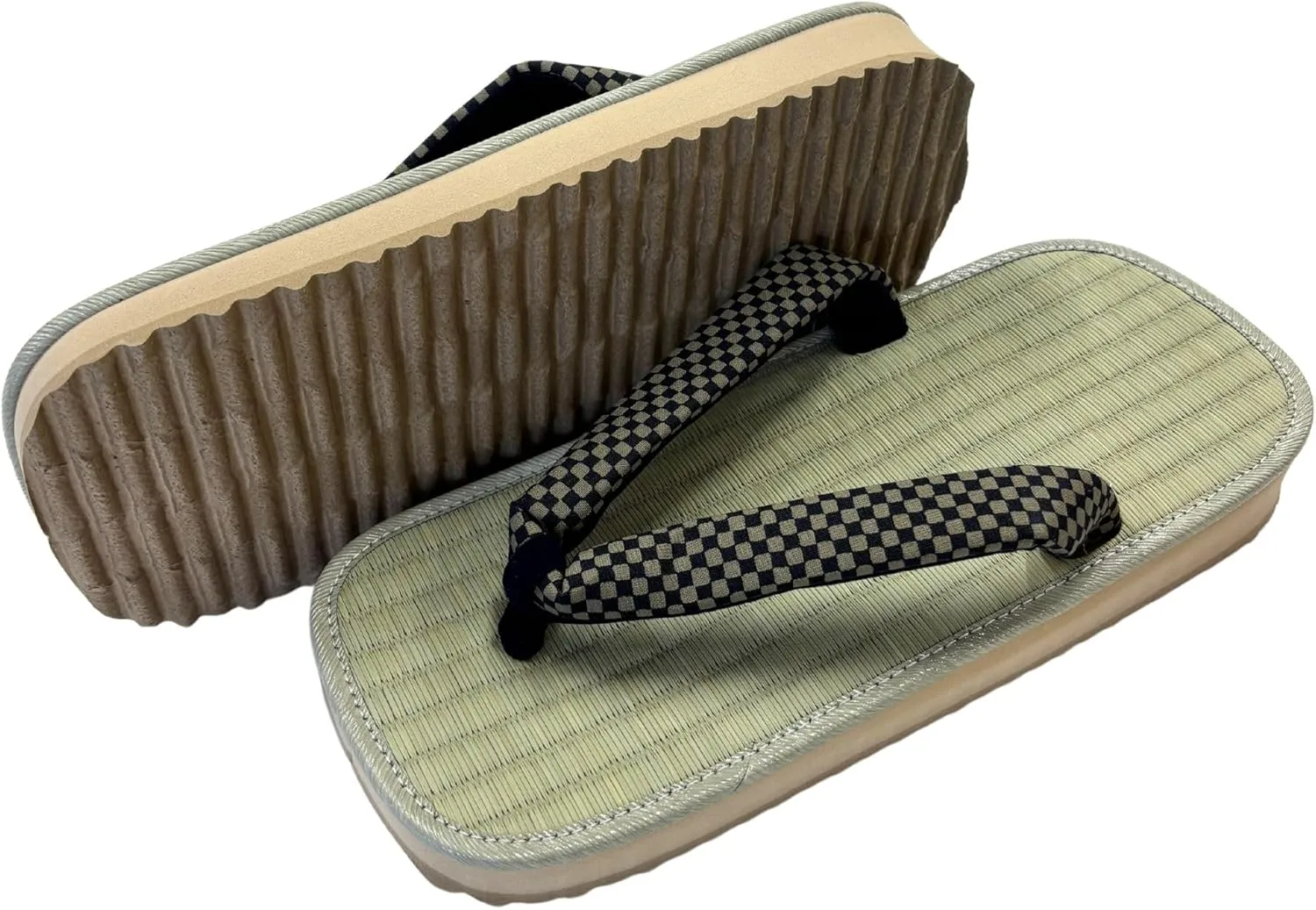 Japanese Sandal Rush Sponge sole Sandal thong Up to oversize men's
