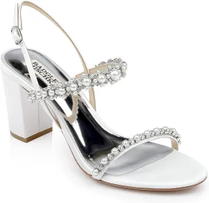 Jewel Badgley Mischka Women's Natasha Block Heels by Badgley Mishcka Heeled Sandal