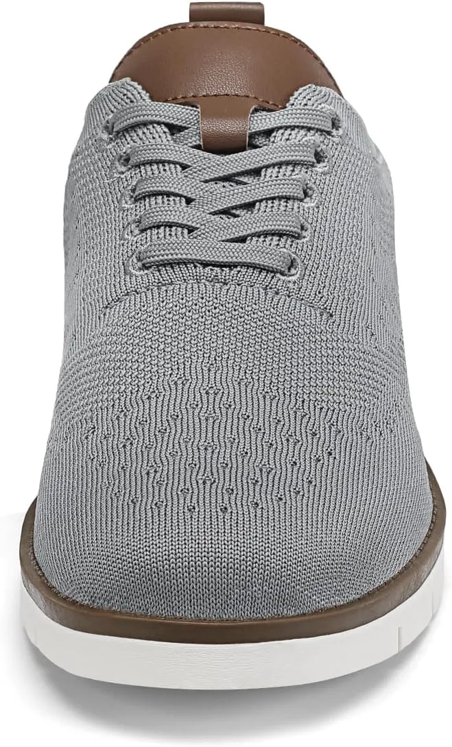 KESCOO Men's Casual Dress Shoes Comfortable Oxfords Fashion Business Footwear Mesh Walking Sneakers