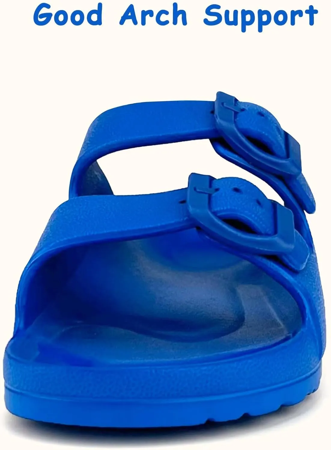 Kids Slide Sandals Boys Girls Buckle Adjustable EVA Slipper Sandals