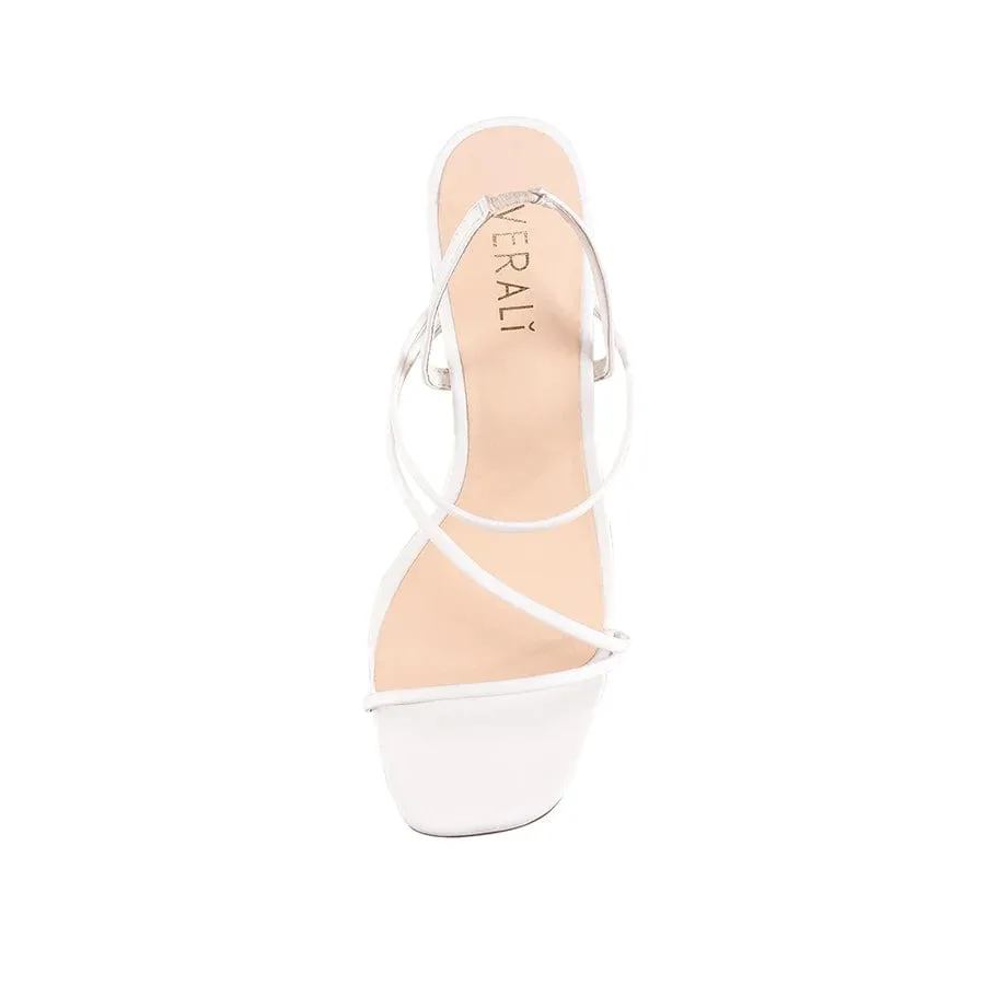 King Strappy Heel - White