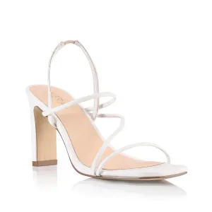 King Strappy Heel - White
