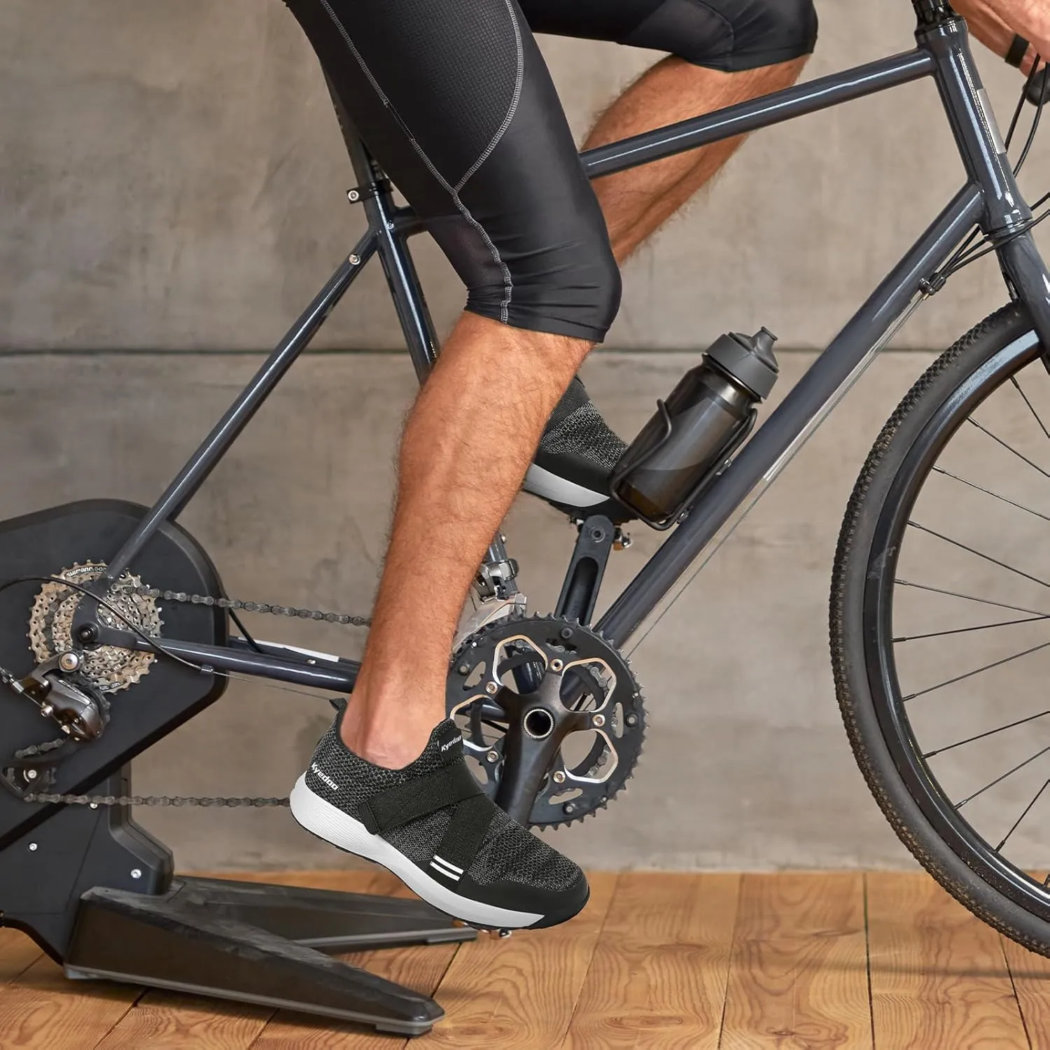 Kyedoo Unisex Comfortable Indoor SPD Cycling Bike Shoes Compatible Included Cleats