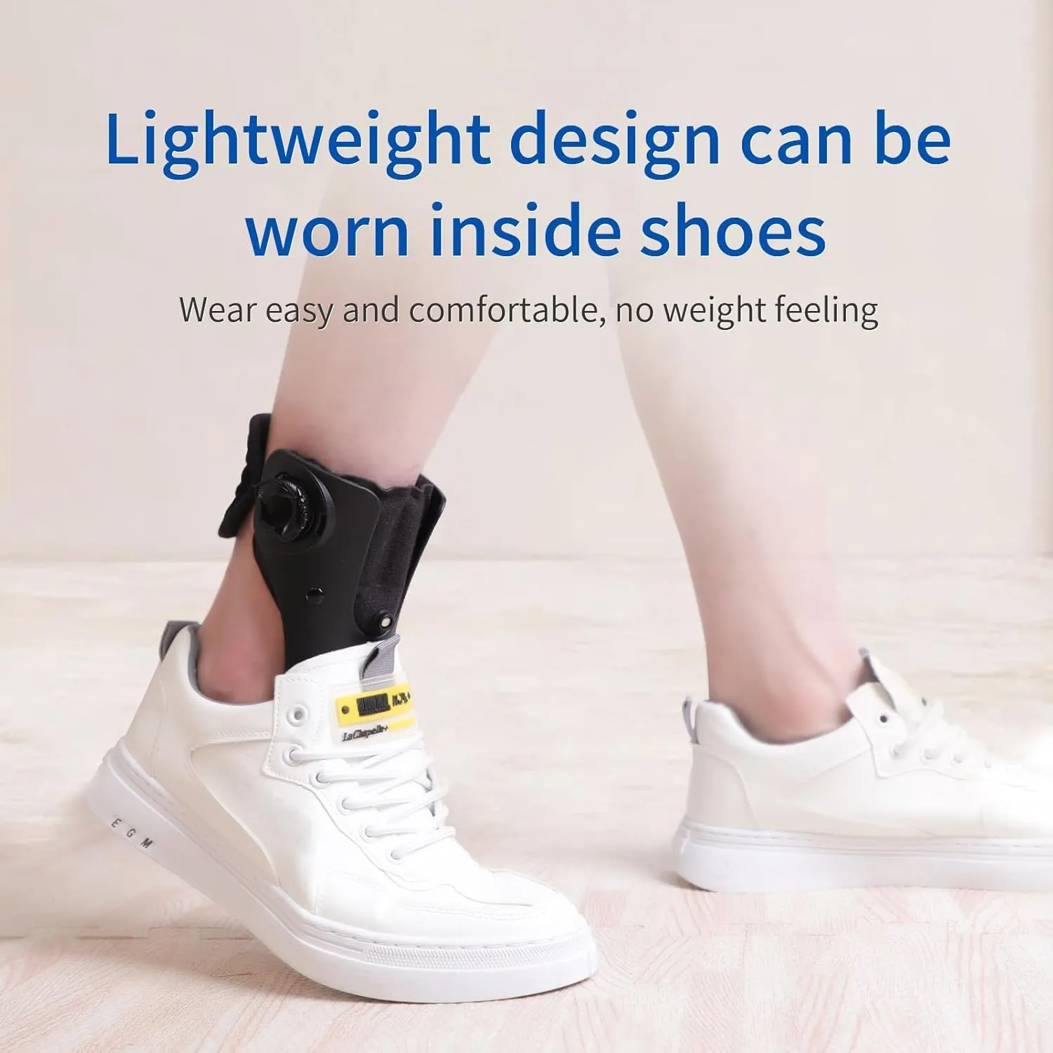 Laway AFO Foot Drop Brace,Adjustable Drop Foot Brace for Enhanced Walking,Upgraded Inflatable Version,More Comfortable,for Hemiplegia Stroke