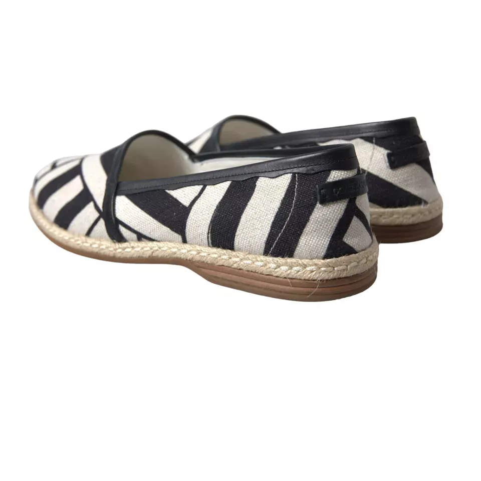 Leather Gabbana Percentage-off Secure checkout Dolce Espadrilles Elegant & Striped