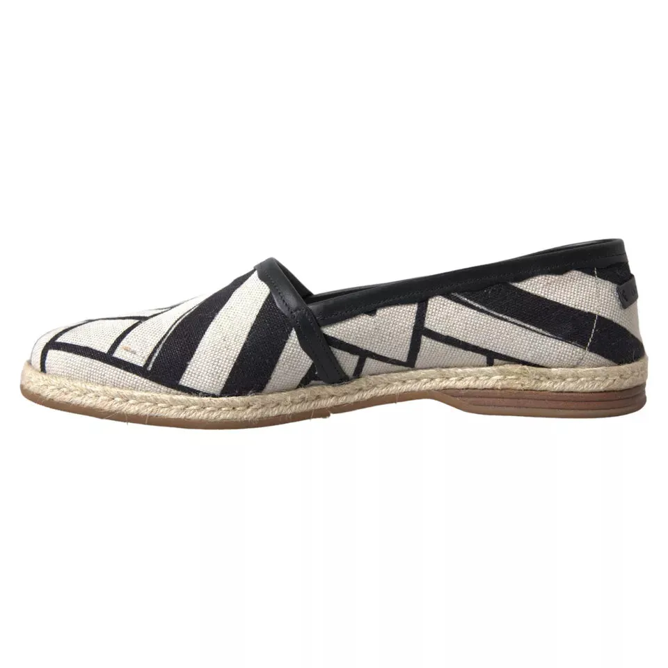Leather Gabbana Percentage-off Secure checkout Dolce Espadrilles Elegant & Striped