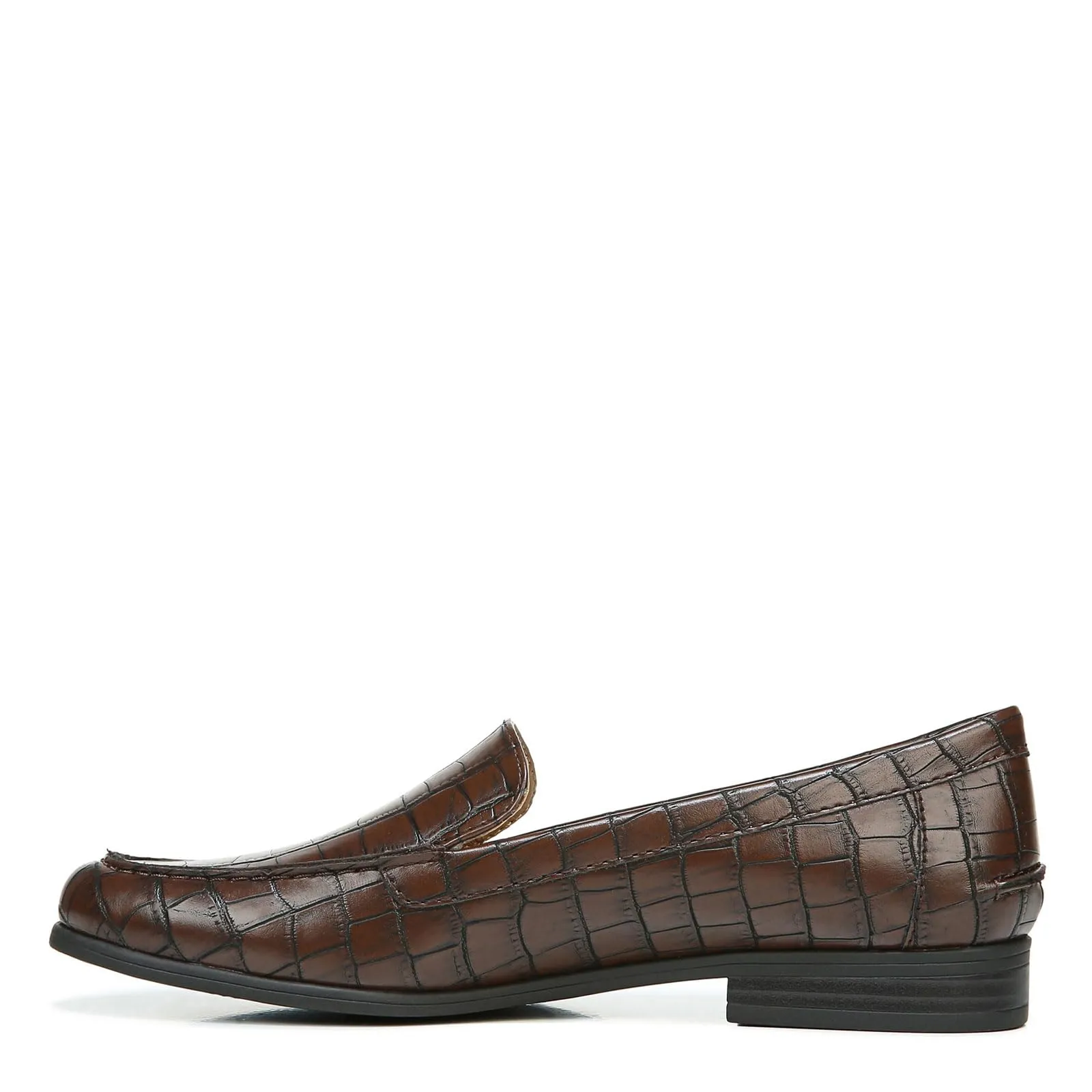 LifeStride Womens Margot Loafer, Brown Croc, 7 US