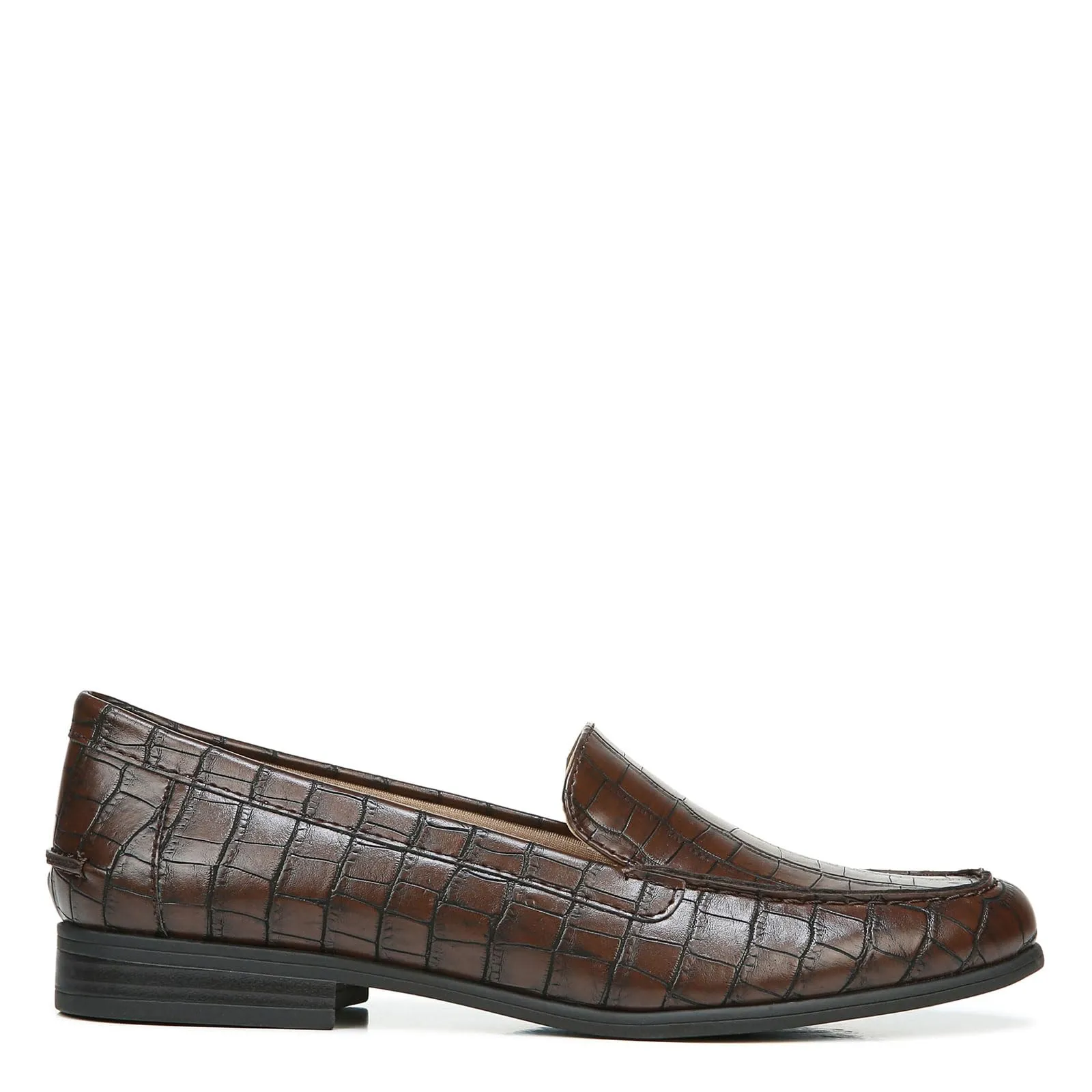 LifeStride Womens Margot Loafer, Brown Croc, 7 US