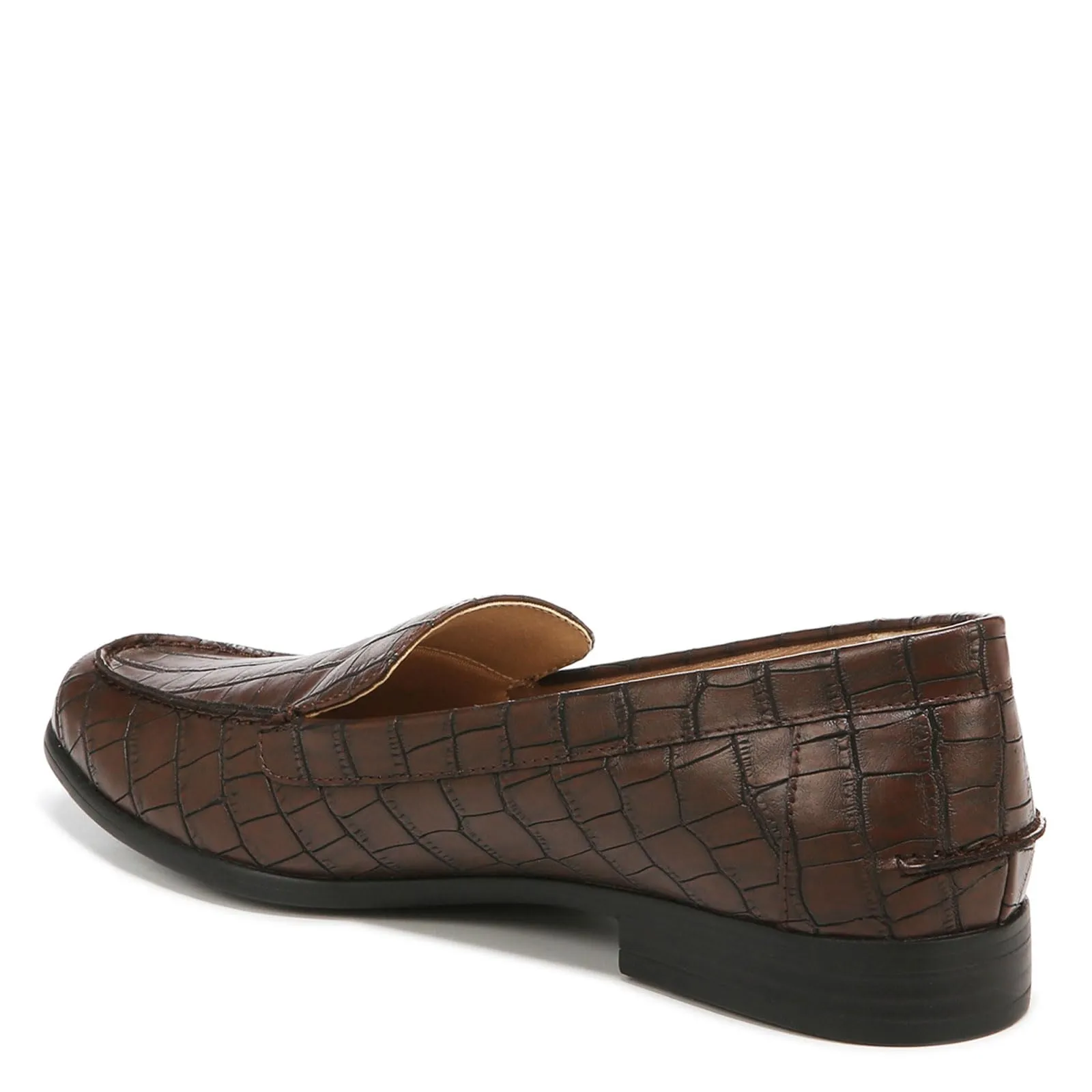 LifeStride Womens Margot Loafer, Brown Croc, 7 US
