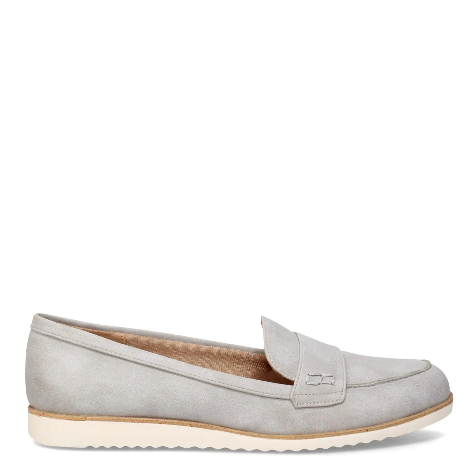 LifeStride Womens Zee Loafer, Grey, 7 US