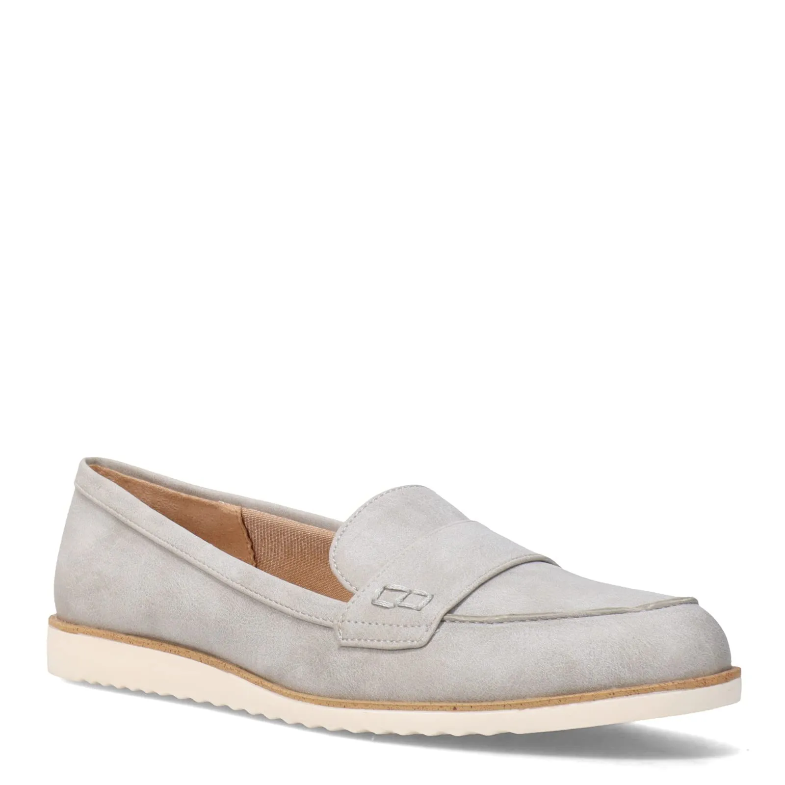 LifeStride Womens Zee Loafer, Grey, 7 US