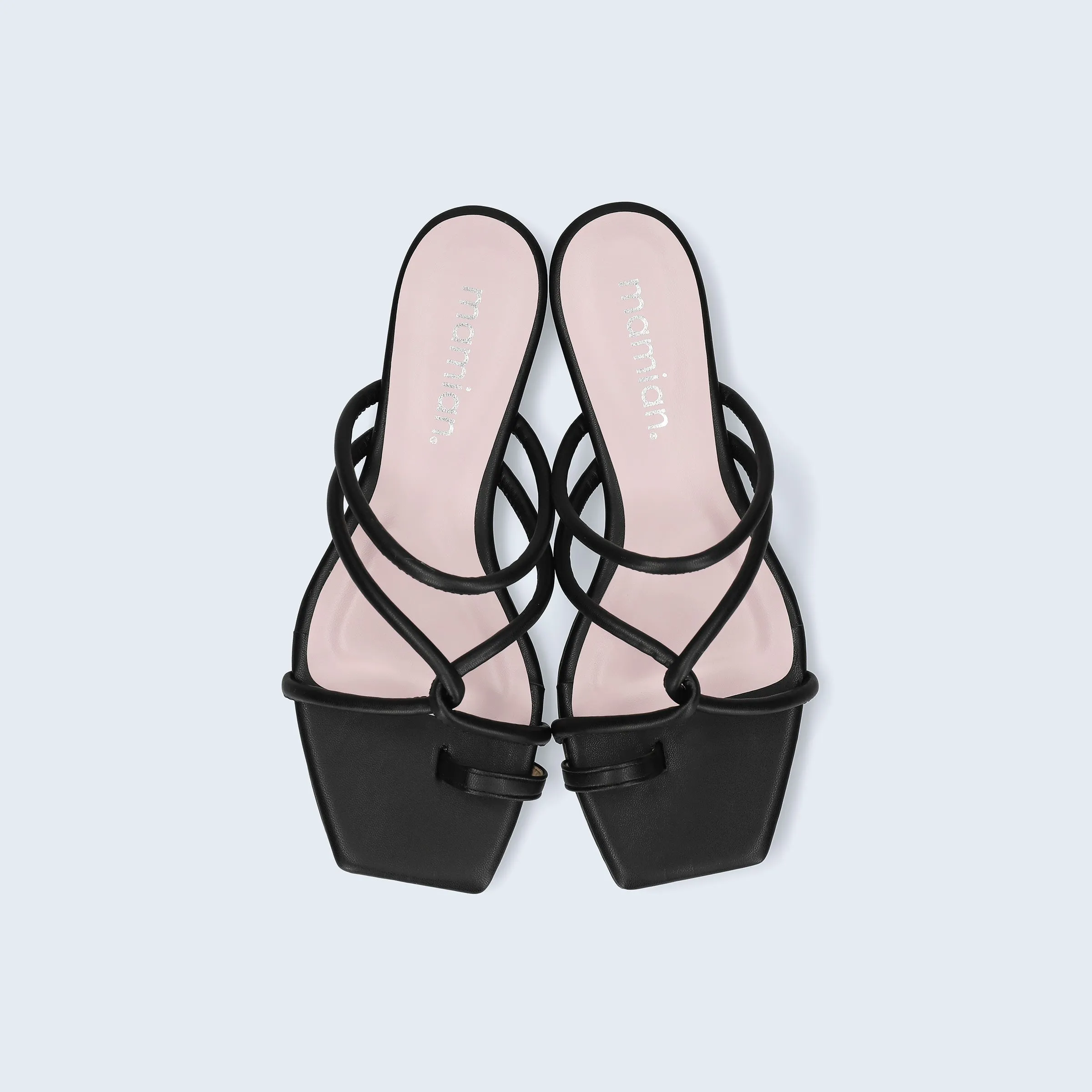 Limited special price 2,990 yen: Cord strap thong sandals (m10bn02) black