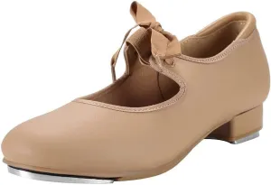 Linodes Unisex PU Leather/Patent Ribbon Tie Tap Shoe Dance Shoes for Women and Men's Dance Shoes-601