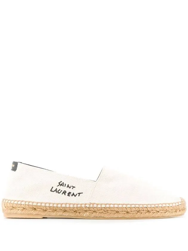 Local shipping Espadrilles Beige Monogram Heavy reduction Laurent Saint Logo