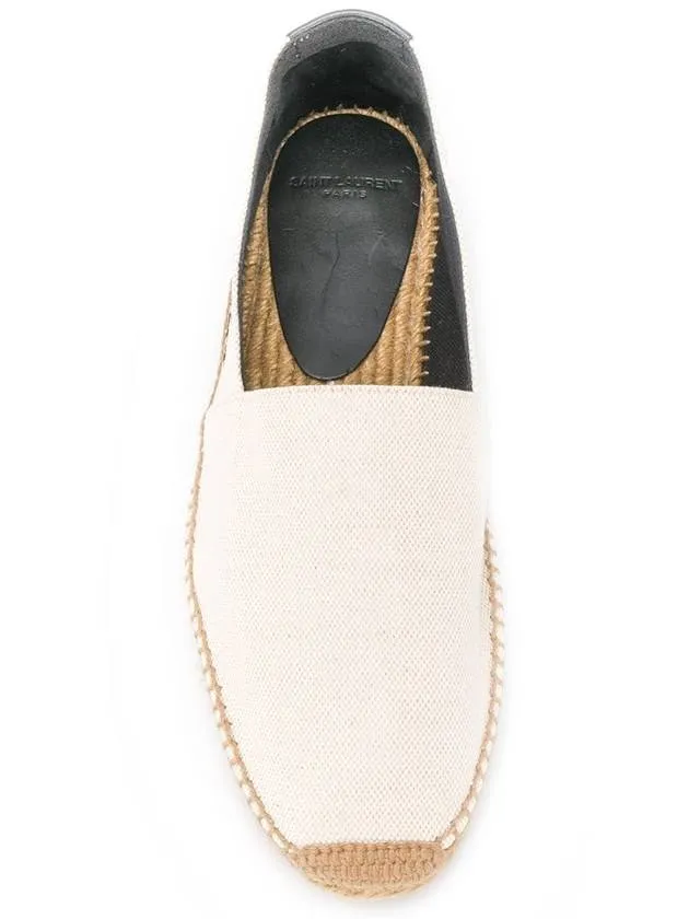 Local shipping Espadrilles Beige Monogram Heavy reduction Laurent Saint Logo