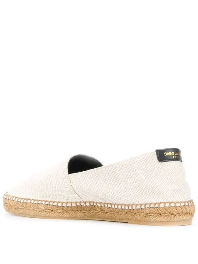 Local shipping Espadrilles Beige Monogram Heavy reduction Laurent Saint Logo