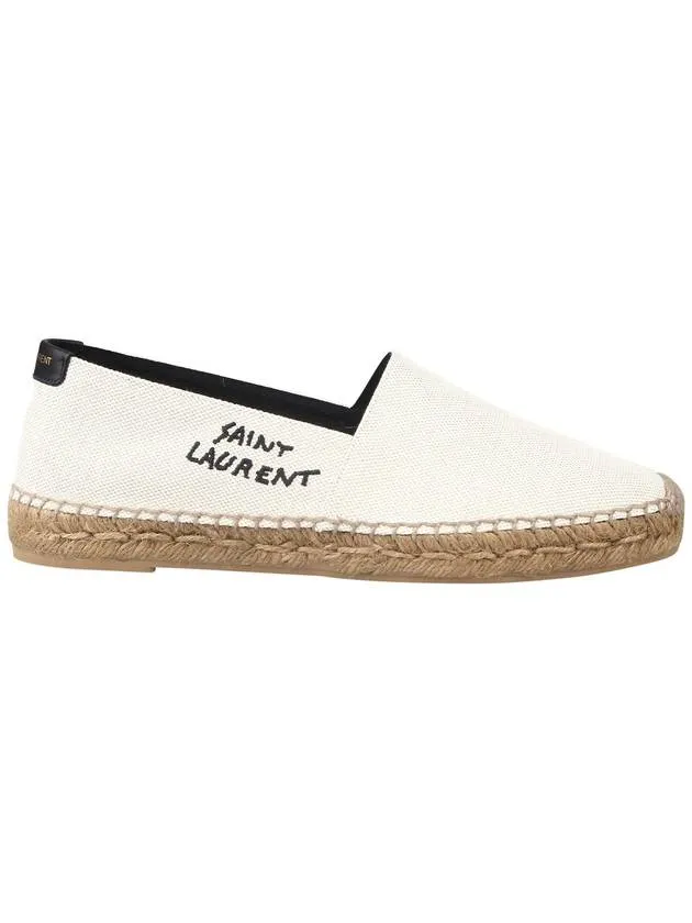 Local shipping Espadrilles Beige Monogram Heavy reduction Laurent Saint Logo