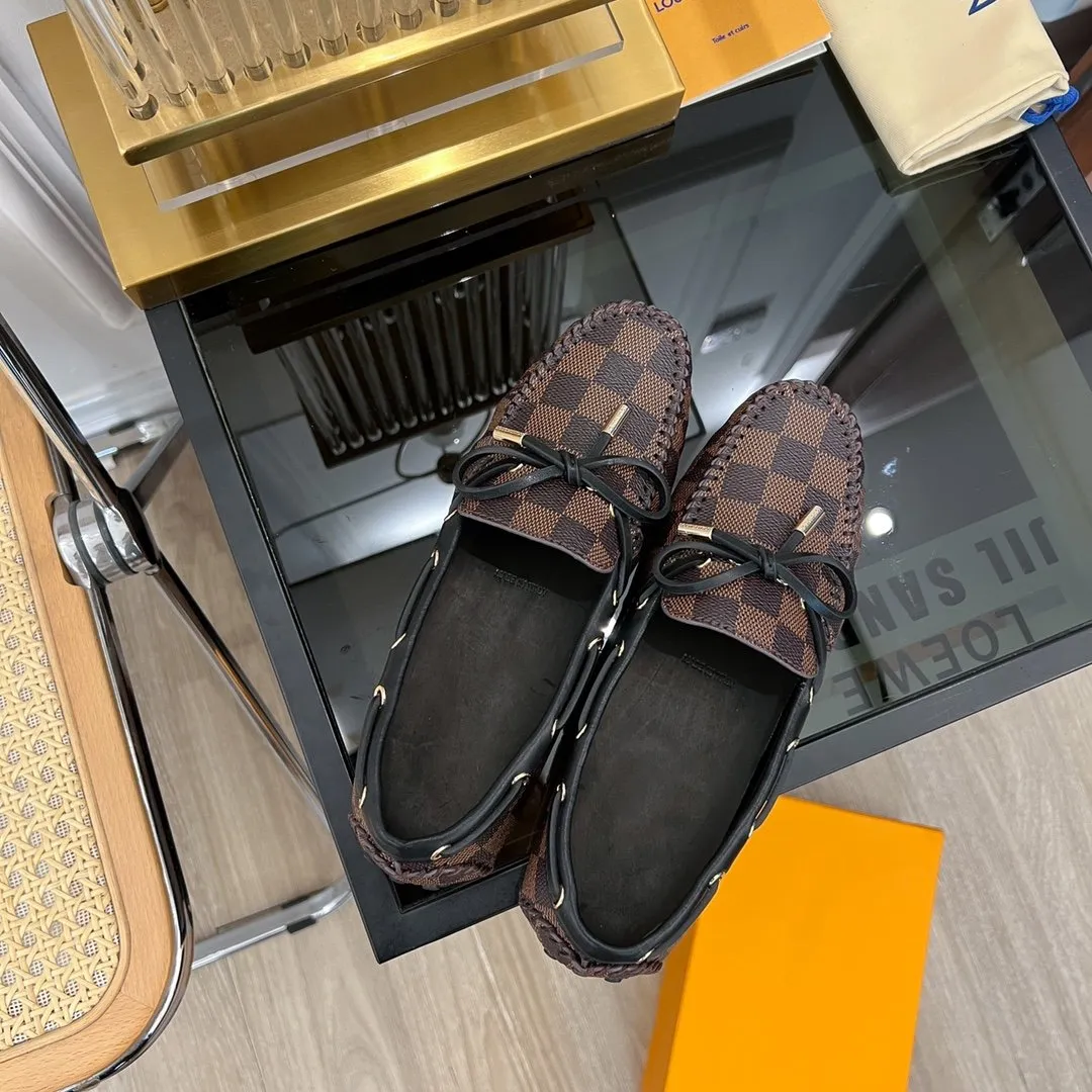 Louis Percentage-off MONOGRAM CLASSIC CARO FLAT GLORIA Vuitton Superior LOAFER