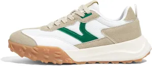 LUCKY STEP Women's Platform Tennis Walking Shoe Retro Chunky Casual Breathable Durable Deluxe Fashion Skate Sneaker