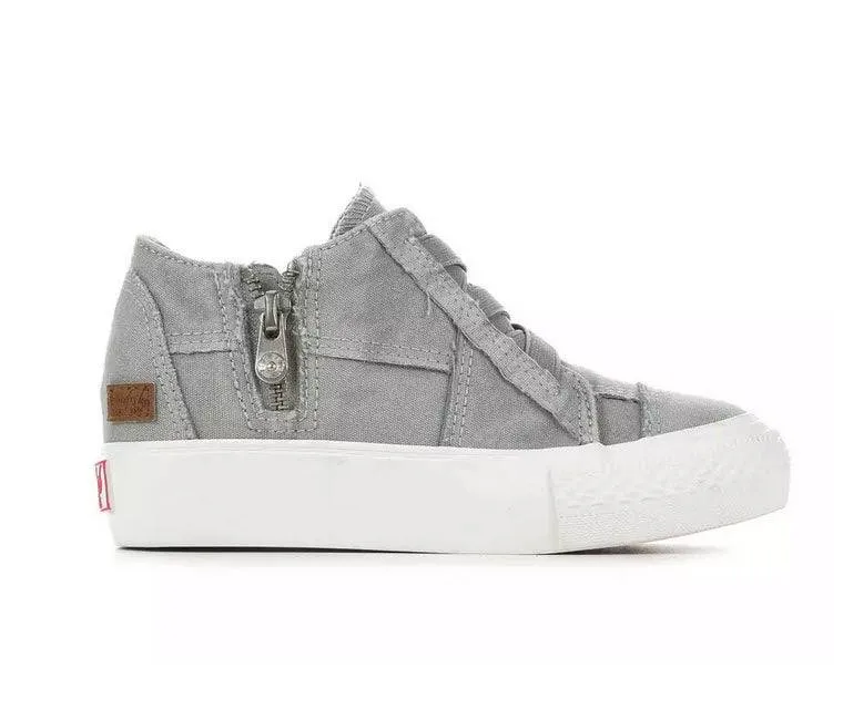 Mamba Kids Grey Wedge Sneakers
