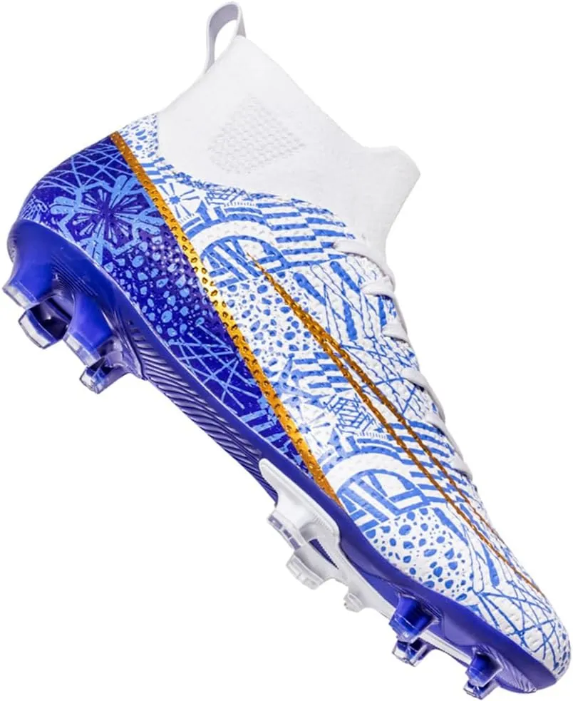 Maylrvjv Men's Soccer Cleats Football Shoes Comfortable Indoor and Outdoor Training Sports Sneakers
