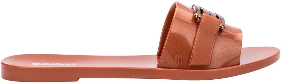 Melissa Babe M Chic Slide Sandals for Women – Stylish and Lightweight Slip-On with Comfortable Footbed, Durable MelFlex PVC, and Signature bubblegum Scent