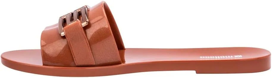 Melissa Babe M Chic Slide Sandals for Women – Stylish and Lightweight Slip-On with Comfortable Footbed, Durable MelFlex PVC, and Signature bubblegum Scent