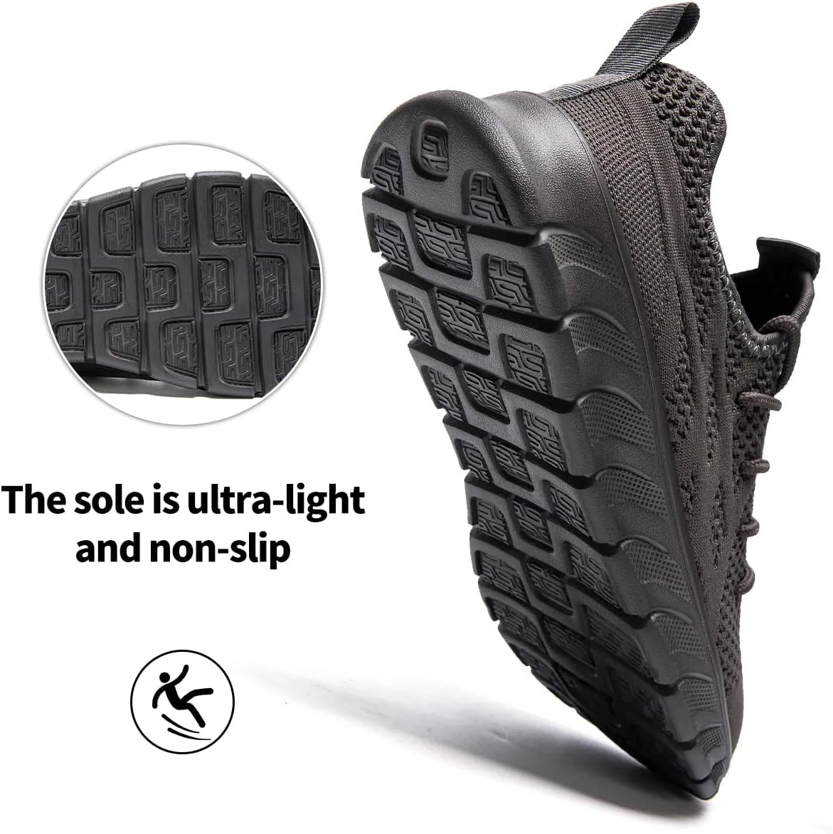 Men's Non-Slip Lightweight Running Shoes Comfortable Walking Shoe Mens Fashion Workout Gym Sneakers for Casual