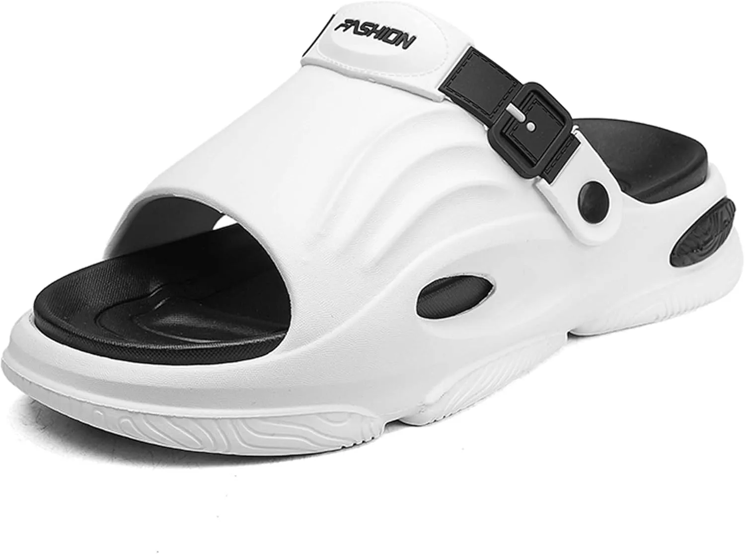 Men's Shallow Mouth Wide Casual Garden Shoes, Comfortable Swimming Pool Walking Shoes, Classic Lightweight Comfortable Beach Wading Shoes