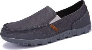 Men’s Slip On Loafers Flats Casual Espadrilles Canvas Shoes Driving Shoes