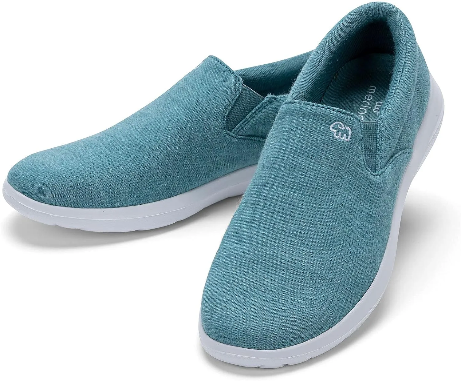 Merinos Women's Slip On Fashion Sneakers, Slide on Casual Shoe, Made with Australian Wool, Lightweight & Durable Tennis Shoes