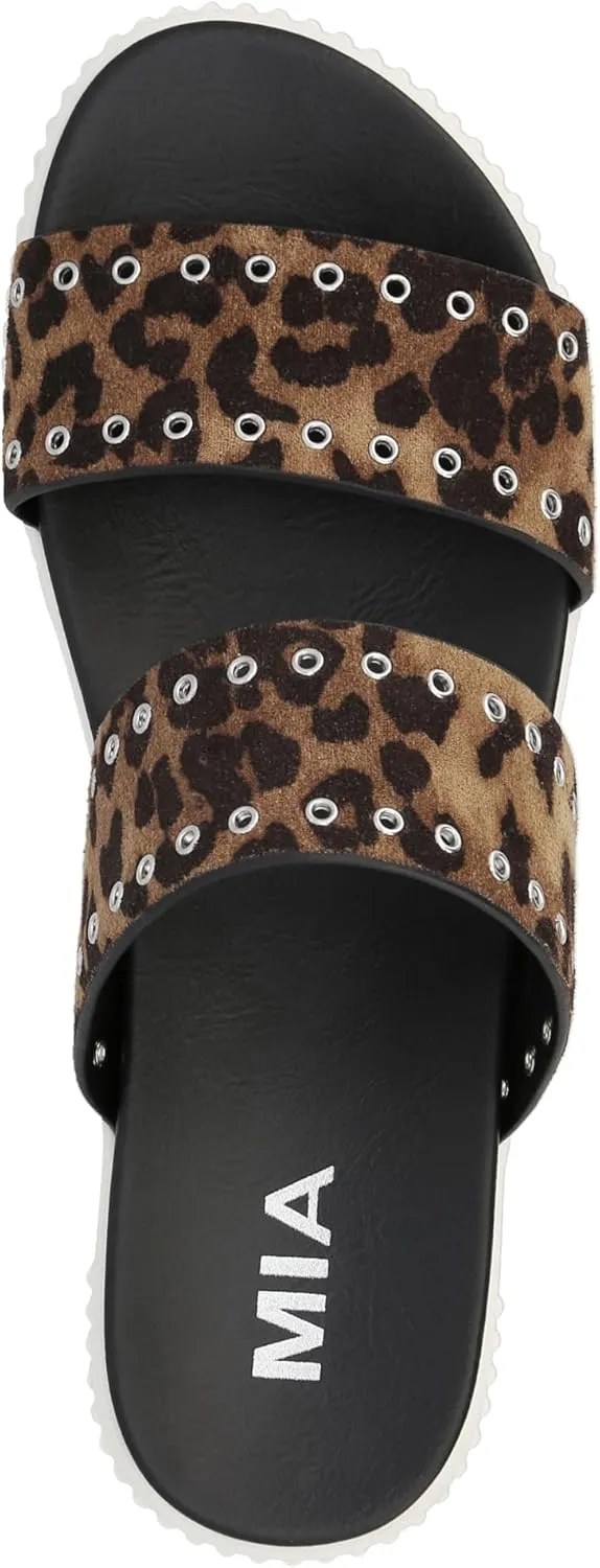 MIA Shoes Lexi Women's Platform Slide Sandals, Sneaker-Bottom