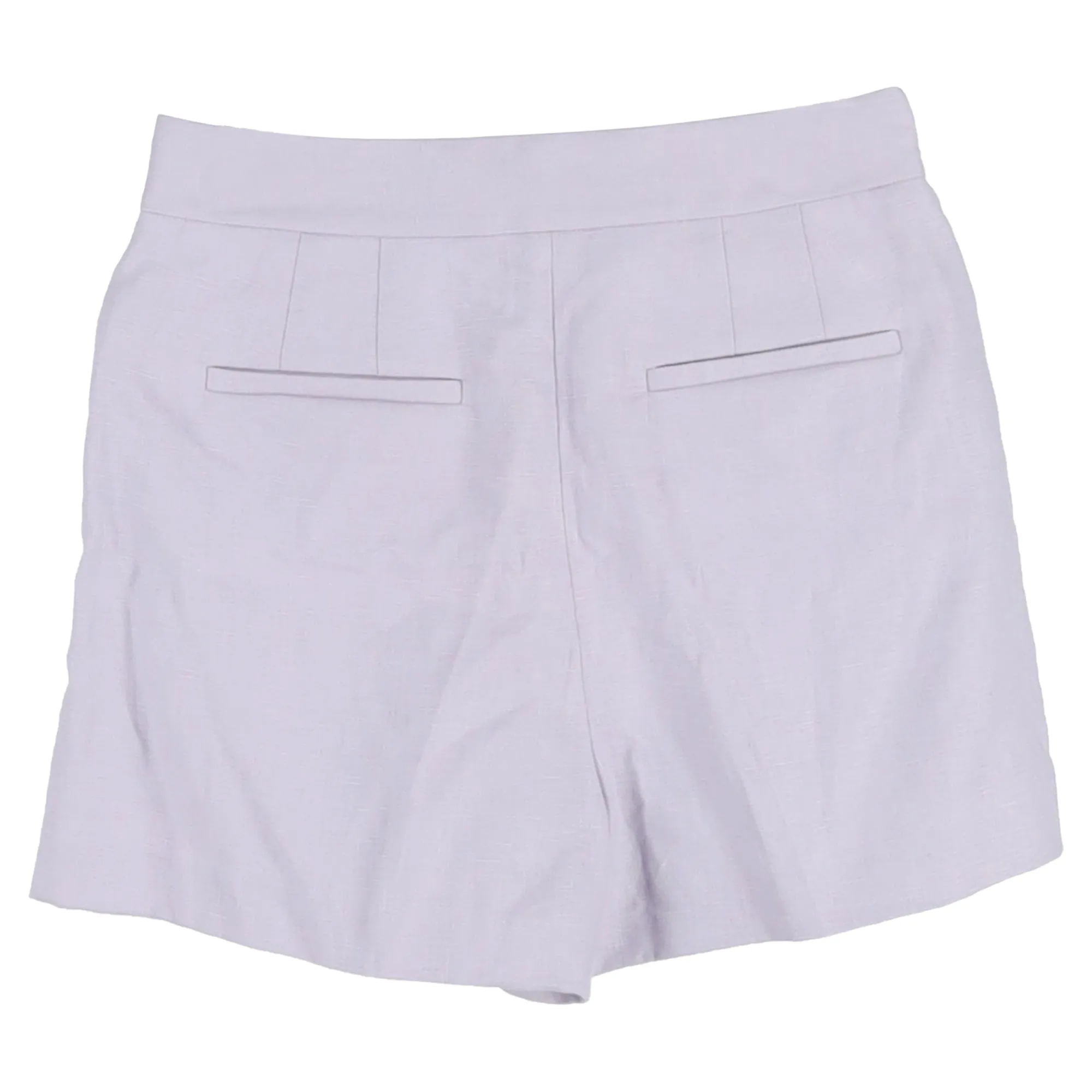 Michael Kors Pleated Shorts in Purple Linen