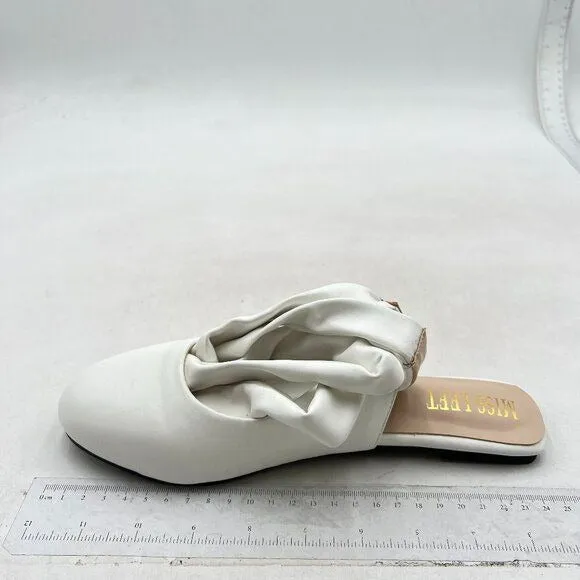 miss left Women Comfortable Rounded Closed Toe Ballet Flats Lace Up Strappy