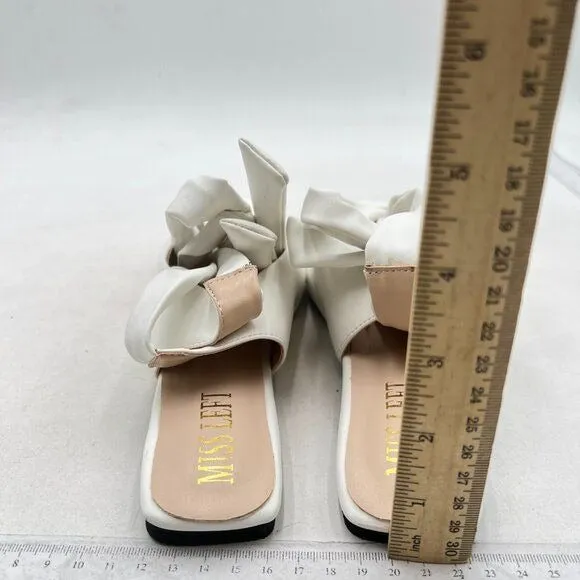 miss left Women Comfortable Rounded Closed Toe Ballet Flats Lace Up Strappy