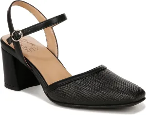 Naturalizer Women's Wave Ankle Strap Closed Toe Heeled Dress Shoe