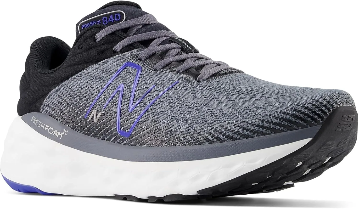 New Balance Men's Fresh Foam X 840f V1 Running Shoe, Castlerock/Marine Blue/Black, 7.5