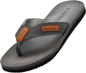 NORTY Men's Thong Sandals - Comfortable Flip Flops for Men - Perfect for Beach, Pool, and Casual Wear