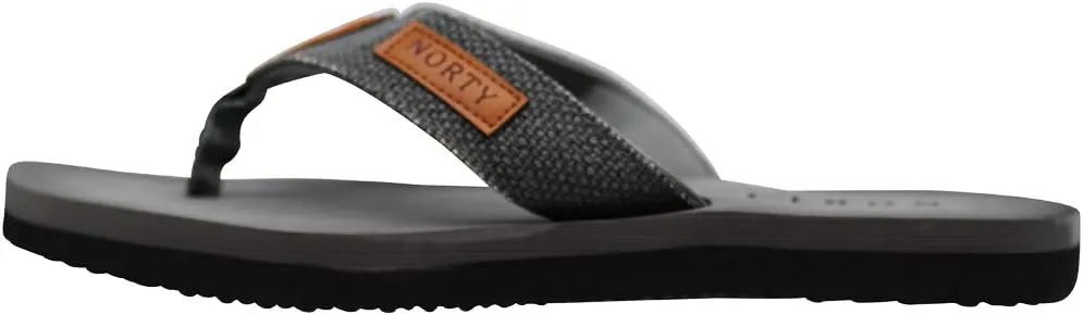 NORTY Men's Thong Sandals - Comfortable Flip Flops for Men - Perfect for Beach, Pool, and Casual Wear
