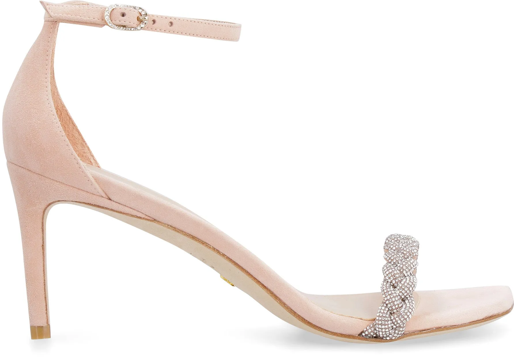 Nudistcurve suede sandals