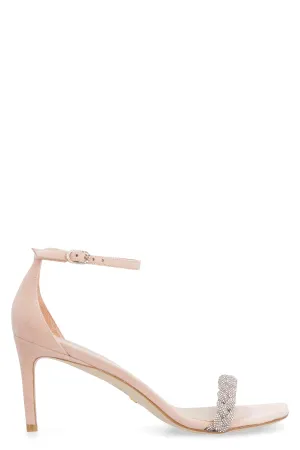 Nudistcurve suede sandals