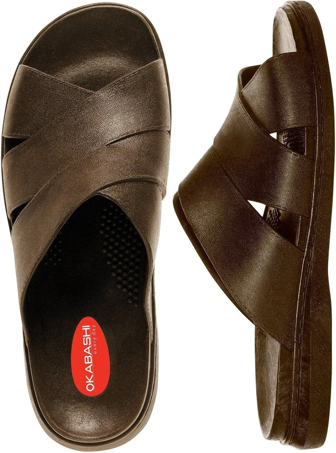 OKABASHI Men's Milan Slide Sandals