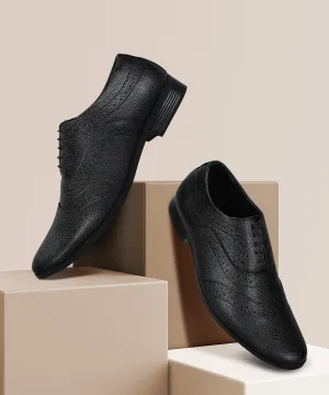 Paragon Men's Black Formal Shoes| Trendy, Durable & Sturdy for Outdoor Wear