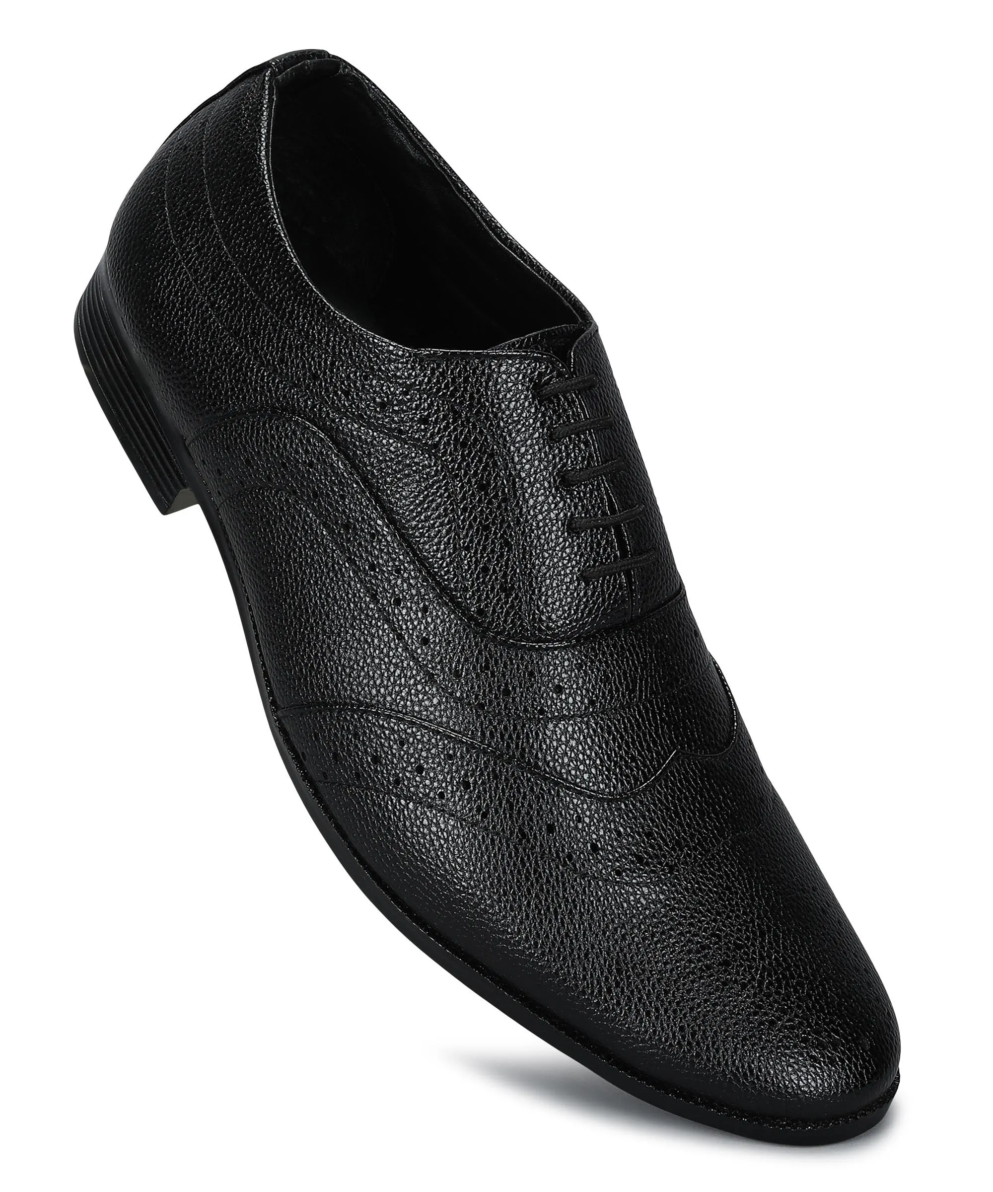 Paragon Men's Black Formal Shoes| Trendy, Durable & Sturdy for Outdoor Wear