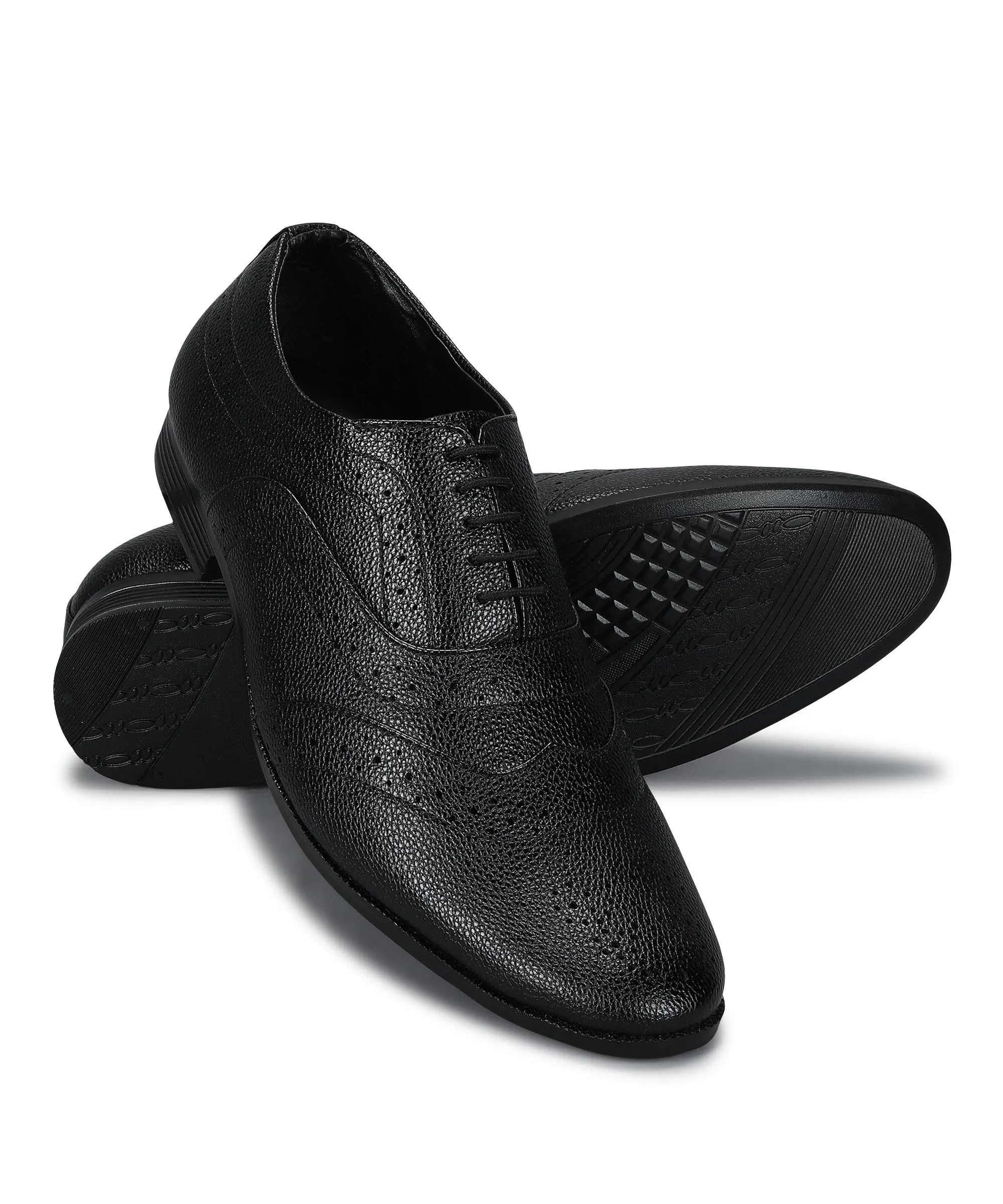 Paragon Men's Black Formal Shoes| Trendy, Durable & Sturdy for Outdoor Wear