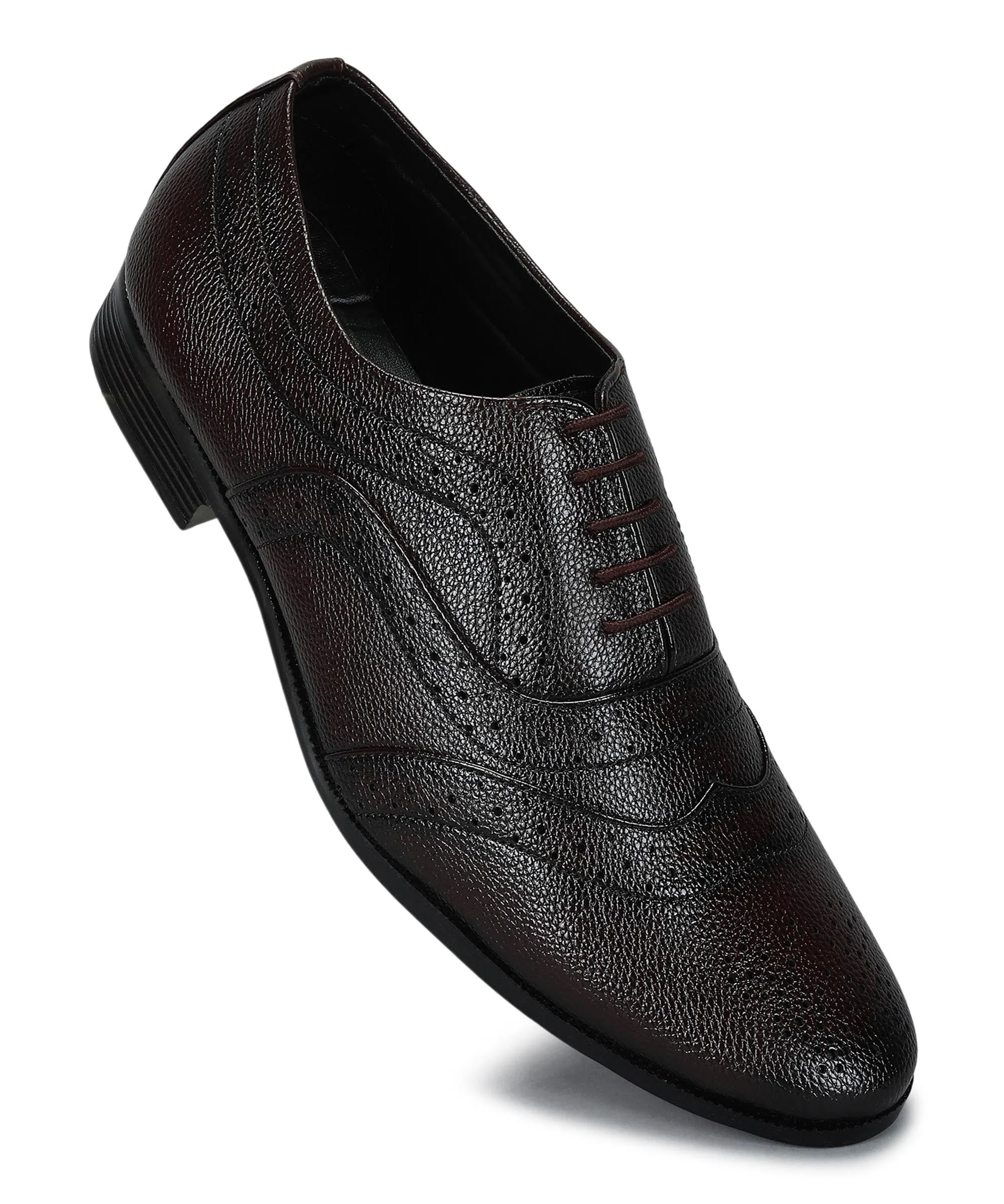 Paragon Men's Brown Formal Shoes| Trendy, Durable & Sturdy for Outdoor Wear