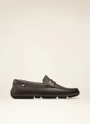 Pavel Leather Drivers In Brown