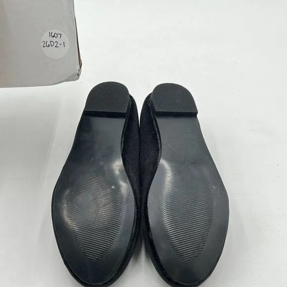 Pazzion Black Cute Round Toe Mary Janes Comfortable Strap Buckled Ballet Flats