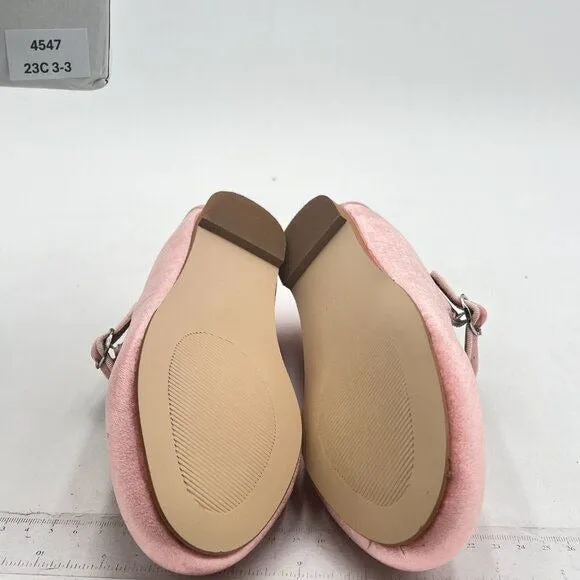 Pazzion Blush Round Toe Mary Janes Comfortable Strap Buckled Walking Ballet Flat